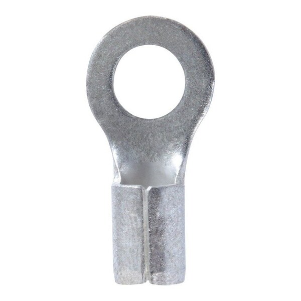 Jandorf Jandorf 8 Ga. Insulated Wire Terminal Ring Silver 2 pk 60792 - main